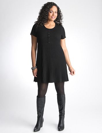 Short sleeve sweater dress by Lane Bryant
