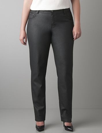 Black coated skinny jean