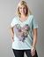 Heart graphic burnout tee by Lane Bryant