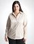 Cotton sateen shirt by Lane Bryant