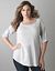 Chiffon trim slub shirt by Lane Bryant