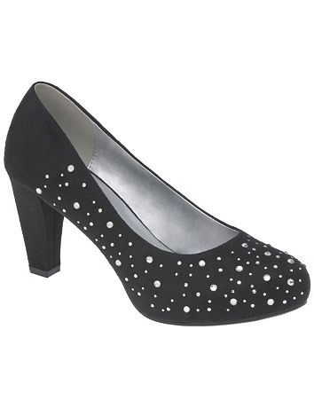 Rhinestone heel by Lane Bryant