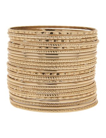 24 row bangle bracelet set by Lane Bryant
