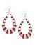 Striped teardrop earrings by Lane Bryant