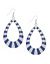 Striped teardrop earrings by Lane Bryant