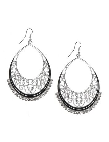 Filigree teardrop earrings by Lane Bryant