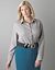 Non iron long sleeve shirt by Lane Bryant
