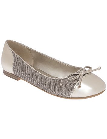 Metallic mesh flat by Lane Bryant