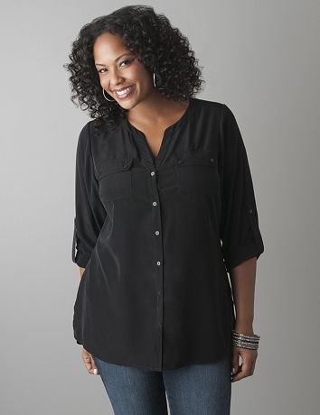 Utility shirt by Lane Bryant