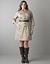 Shirt dress with woven belt by Lane Bryant