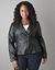 Plus Size Faux Leather Moto Jacket by Lane Bryant