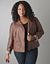 Plus Size Faux Leather Moto Jacket by Lane Bryant