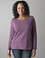 Plus Size Striped Long Sleeve Tee by Lane Bryant