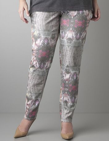 Plus Size Floral Skinny Jean by Lane Bryant