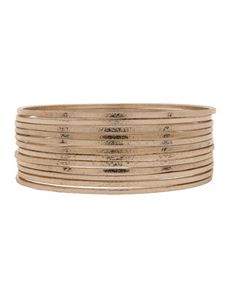 12 row dusted bangle bracelet set by Lane Bryant