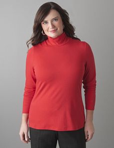 Plus Size Knit Turtleneck by Lane Bryant