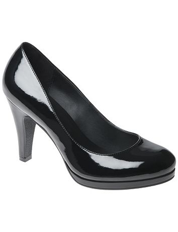 Wide Width Patent Pump by Lane Bryant