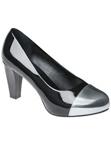 Patent Heel with Cap Toe by Lane Bryant