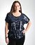 Plus Size Sequin Peplum Blouse by Lane Bryant