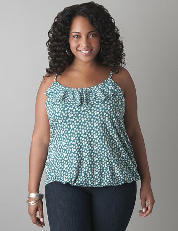 Plus Size Confetti Print Cami by Lane Bryant