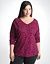 Plus Size Animal Print Tee by Lane Bryant