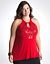 Sequin embellished halter top by Lane Bryant