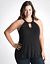 Bead embellished halter top by Lane Bryant