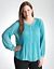 Pleated chiffon blouse