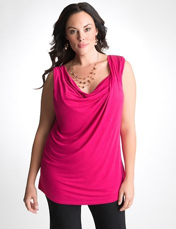Plus Size Knit Shell Tank by Lane Bryant