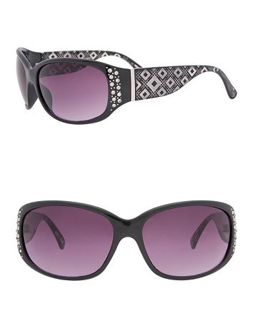 Etched animal print sunglasses by Lane Bryant