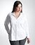 Plus Size Tuxedo Front Shirt by Lane Bryant