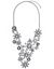 Rhinestone flower necklace by Lane Bryant