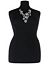 Rhinestone flower necklace by Lane Bryant