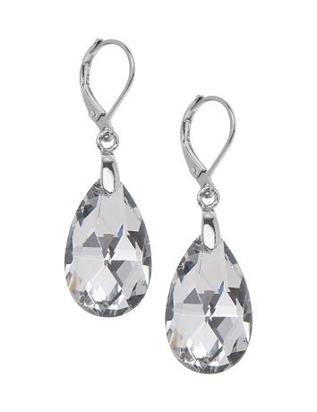 Faceted teardrop earrings by Lane Bryant