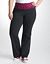 Yoga pant with print waist by Lane Bryant