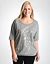 Plus Size Sequin Band Bottom Top by Lane Bryant