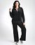 Plus Size Rhinestone Velour Jacket
