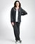 Plus Size Rhinestone Velour Jacket