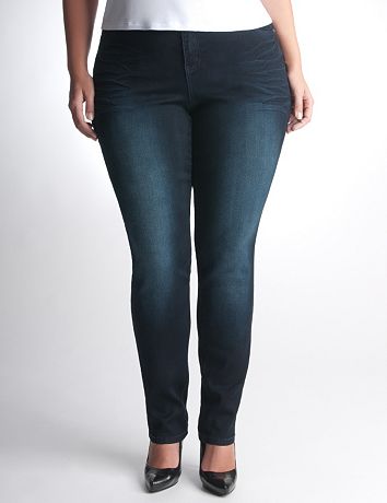 Plus Size Sateen Skinny Jean by Lane Bryant