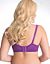 Lace overlay push up demi bra