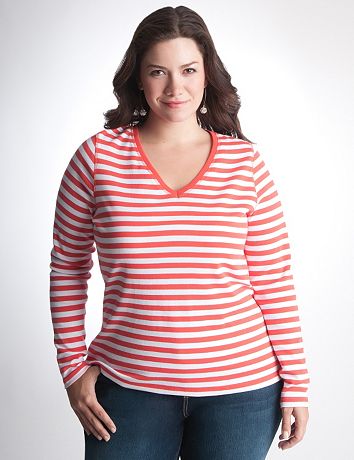 Full Figure Long Sleeve Tee by Lane Bryant