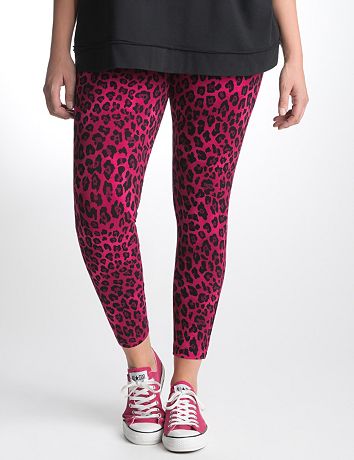 Animal print active legging by Lane Bryant