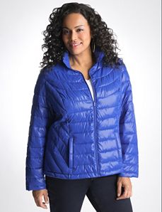 Full Figure Puffer Jacket by Lane Bryant