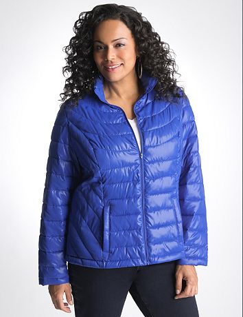 Full Figure Puffer Jacket by Lane Bryant