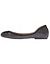 Wide Width Glitter Ballet Flat by Lane Bryant