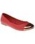 Wide Width Sparkling Cap Toe Flat by Lane Bryant