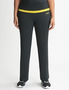 Full Figure Mesh Trim Active Pant by Reebok