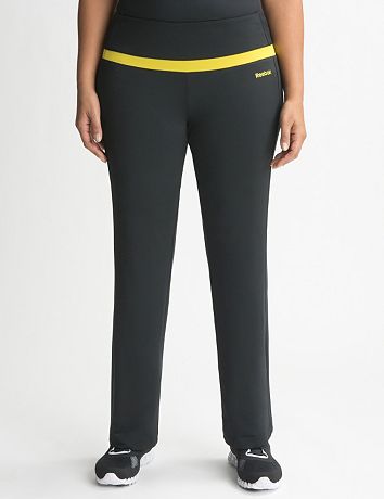 Full Figure Mesh Trim Active Pant by Reebok