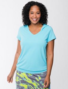 Banded Bottom Hooded Tee by Reebok