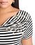 Striped butterfly embellished top by Lane Bryant